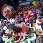 Decoração com frutas